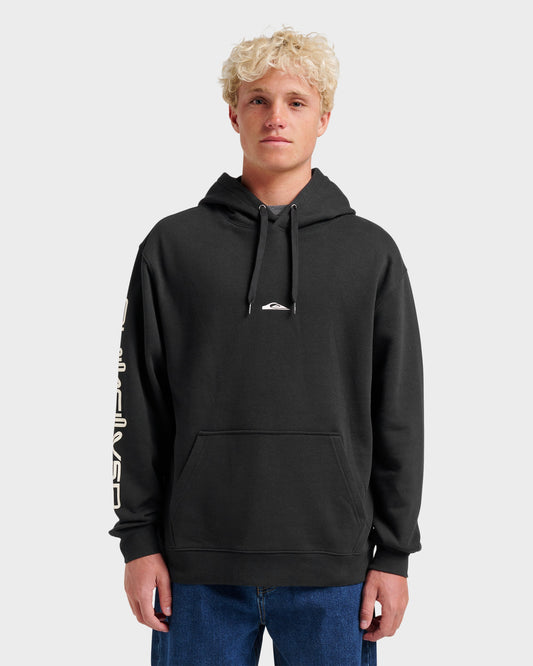 Quick Silver Passage Logo Hoodie - Black