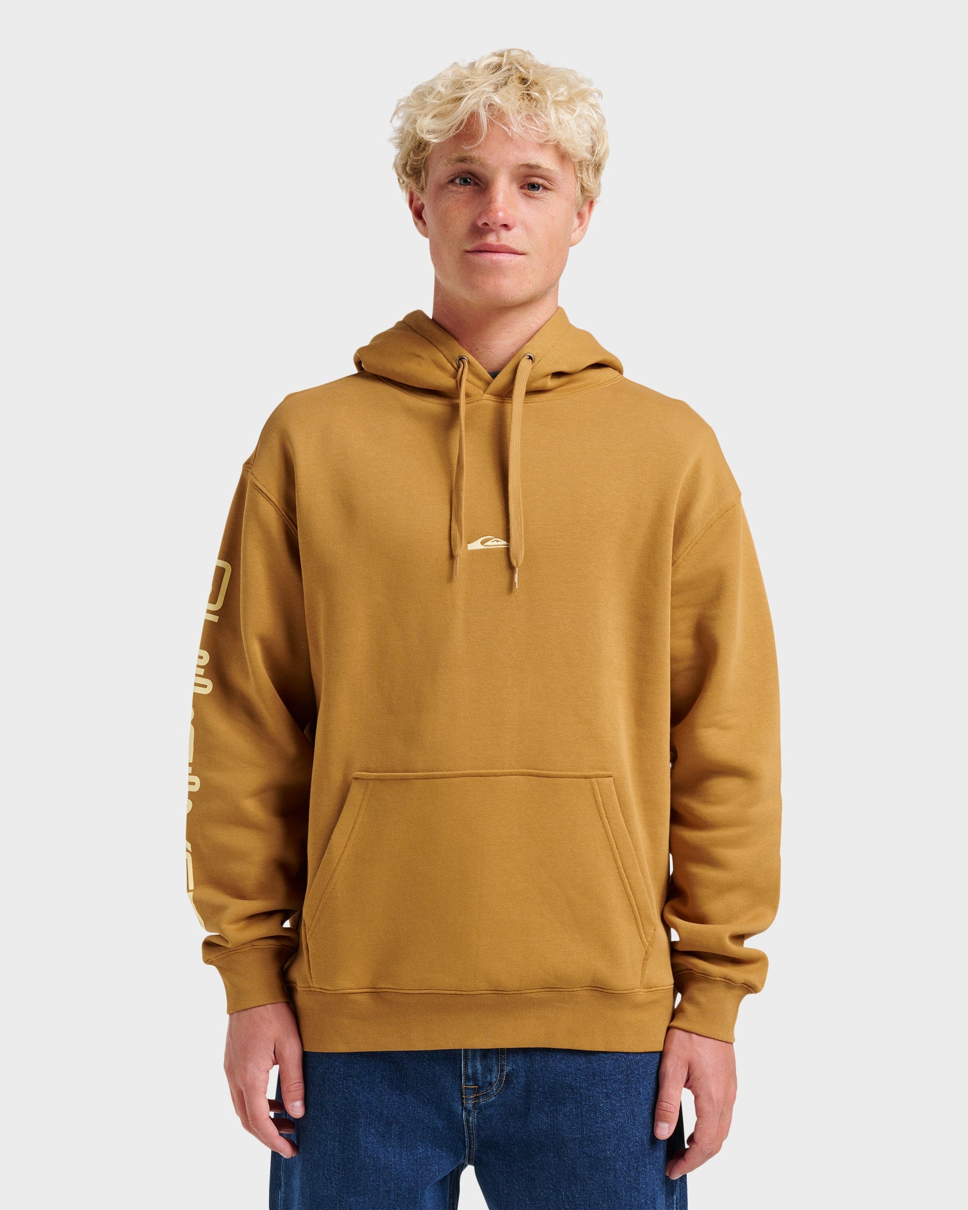Quick Silver Passage Logo Hoodie - Wood Thrush