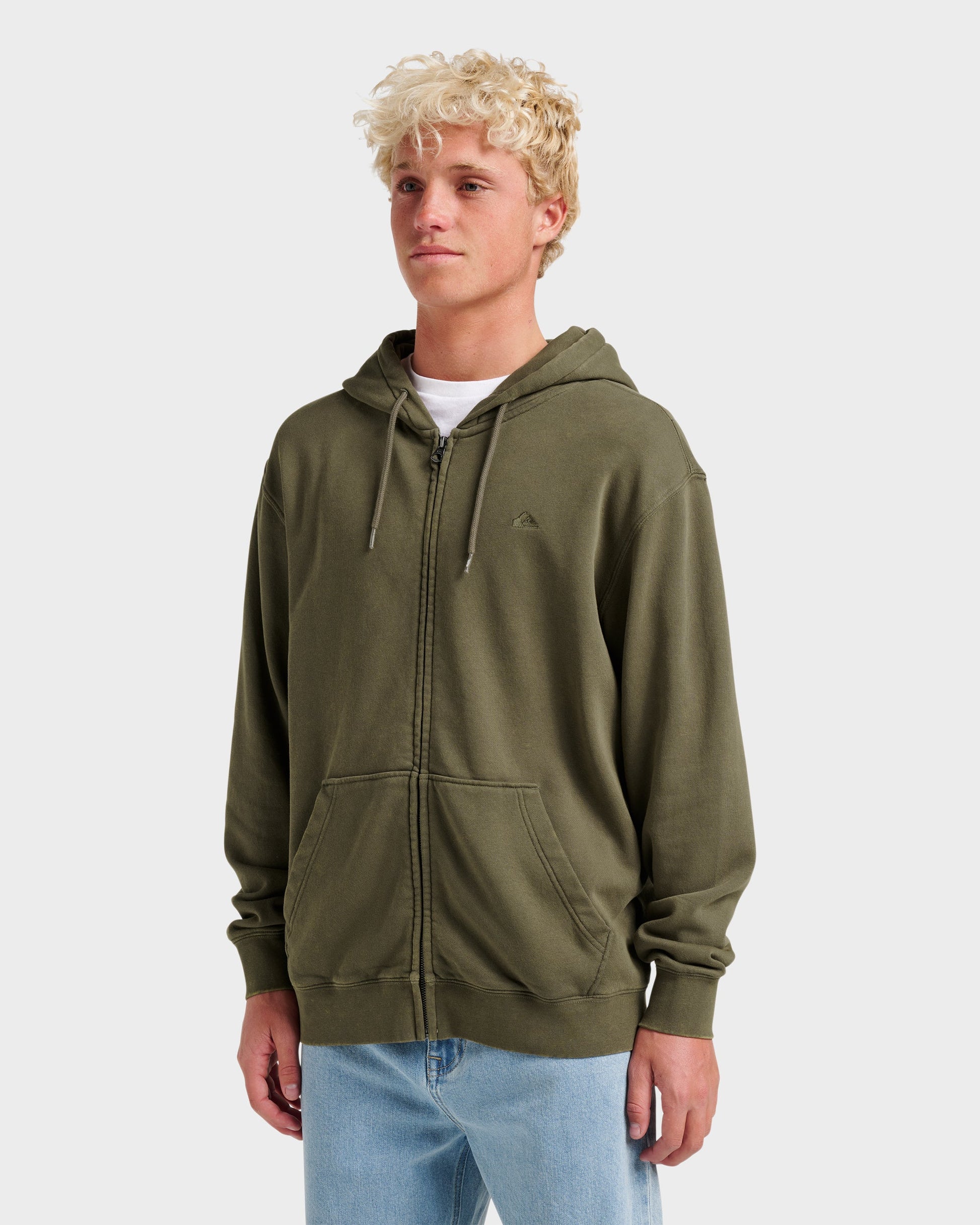 Quick Silver Saltwater Full Zip Hoodie - Grape Leaf