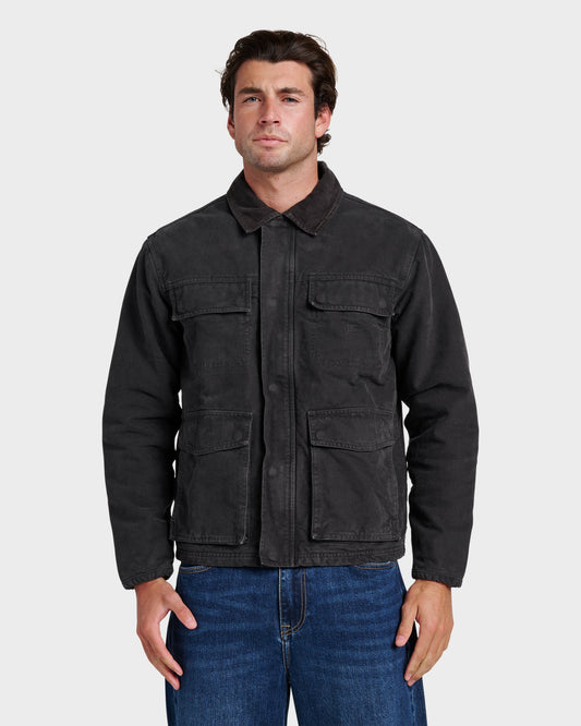 Quick Silver Waterman Refugio Jacket - Phantom