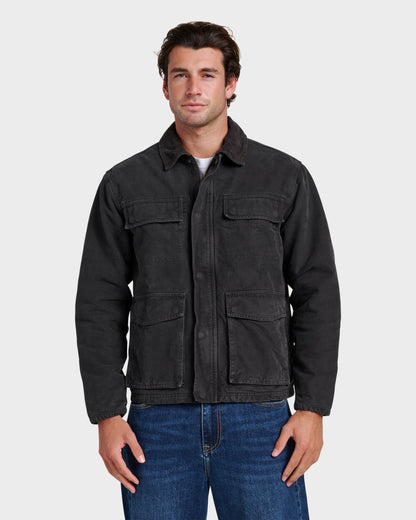Quick Silver Waterman Refugio Jacket - Phantom