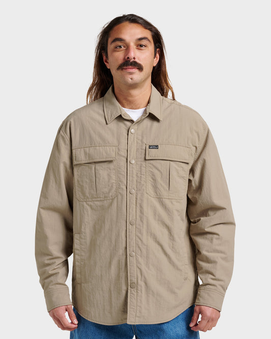 Quick Silver Cold Snap Shacket Jacket - Fallen Rock