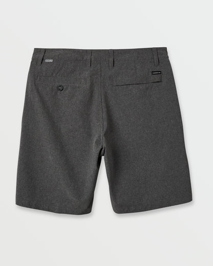 Quick Silver Union Heather 20" Amphibian Hybrid Shorts - Black