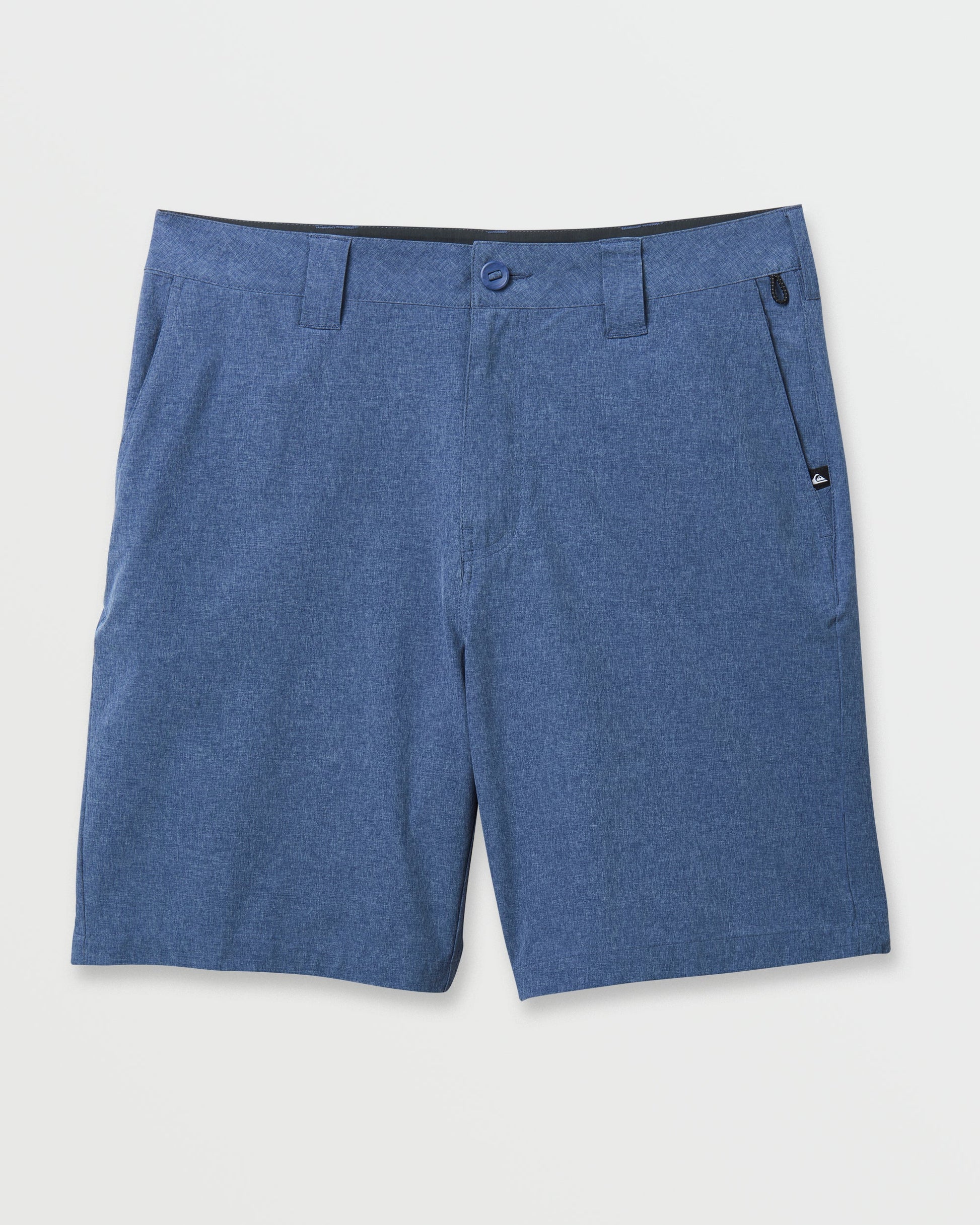 Quick Silver Union Heather 20" Amphibian Hybrid Shorts - Indigo Mist