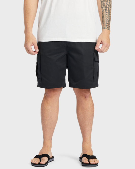 Quick Silver Waterman Maldive Atoll 20" Cargo Shorts - Black
