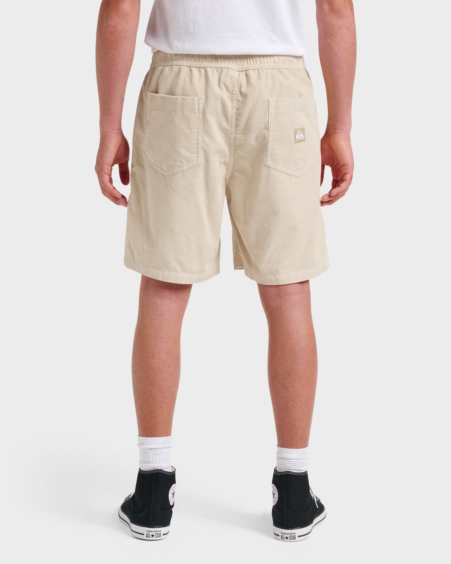 Quick Silver Taxer Corduroy Shorts - Fog Grey