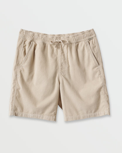 Quick Silver Taxer Corduroy Shorts - Fog Grey