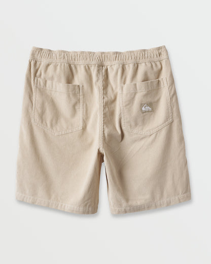 Quick Silver Taxer Corduroy Shorts - Fog Grey