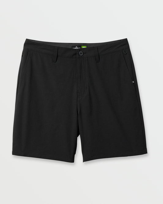Quick Silver Union Transit 19" Amphibian Hybrid Shorts - Black