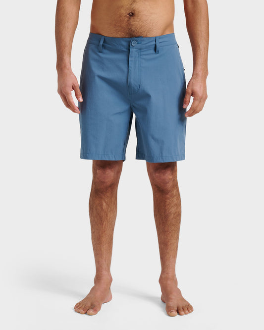 Quick Silver Union Transit 19" Amphibian Hybrid Shorts - China Blue