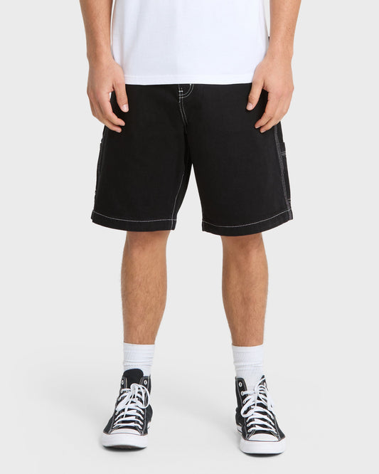 Quick Silver Mercury Carpenter Denim Short - Black