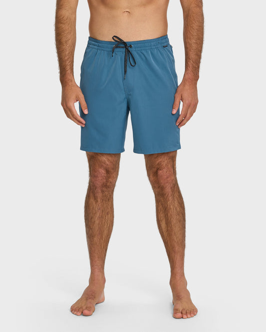 Quick Silver Taxer Amphibian 18" Hybrid Shorts - Copen Blue