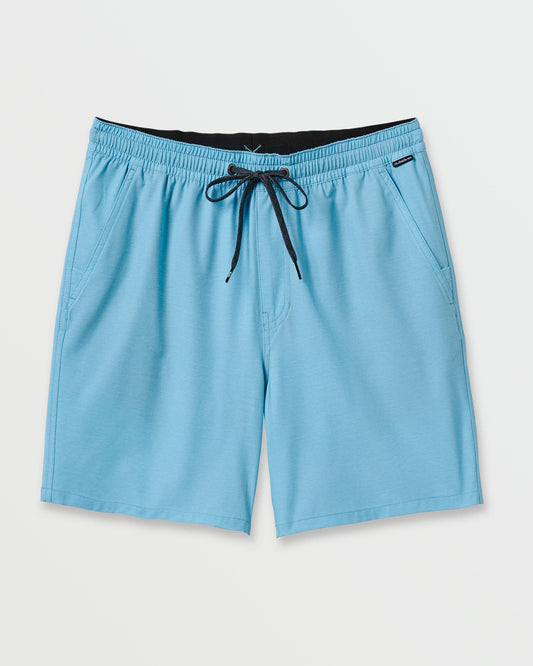 Quick Silver Taxer Heather Amphibian 18" Hybrid Shorts - Aqua Blue