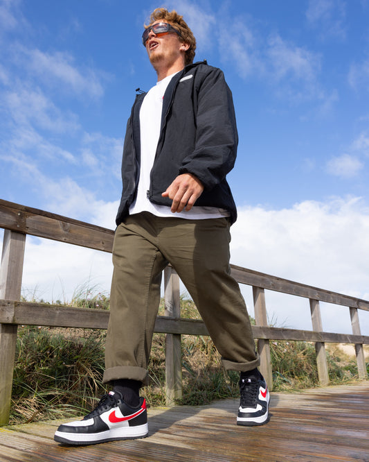 Quick Silver Stretch Canvas Beach Pants - Army