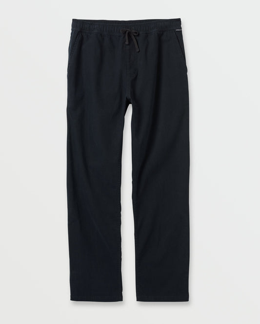 Quick Silver Stretch Canvas Beach Pants - Black