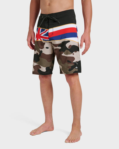 Quick Silver Hi Panel 20" Boardshorts - Grape Leaf
