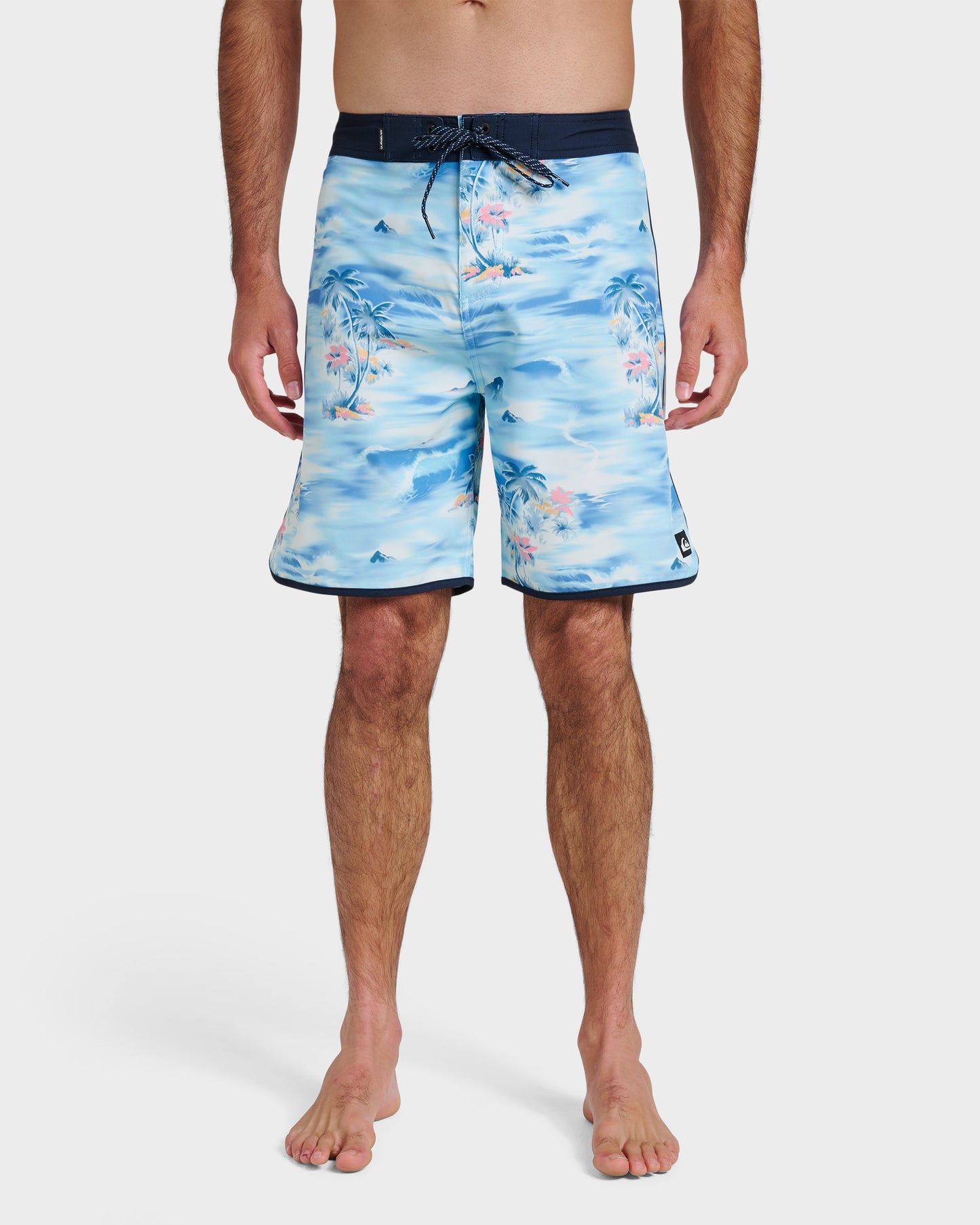 Quick Silver Surfsilk Tropical Surf 19" Boardshorts - Total Eclipse