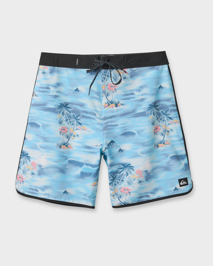 Quick Silver Surfsilk Tropical Surf 19" Boardshorts - Total Eclipse