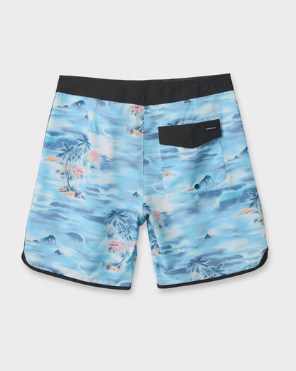 Quick Silver Surfsilk Tropical Surf 19" Boardshorts - Total Eclipse