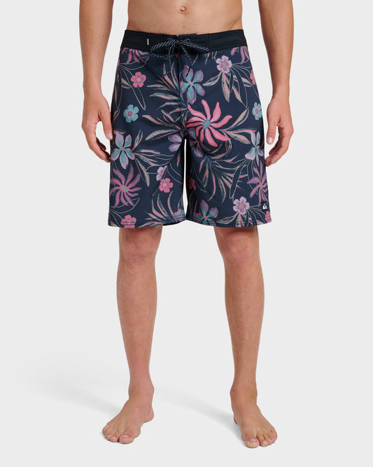 Quick Silver Highline Straight Leg 19" Boardshorts - Total Eclipse