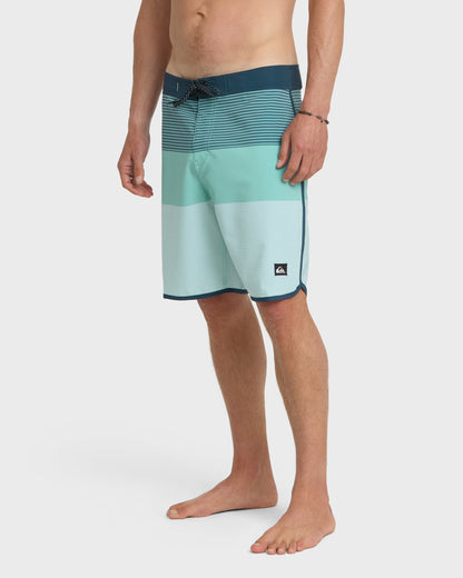 Quick Silver Surfsilk Tijuana 19" Boardshorts - Aqua Blue