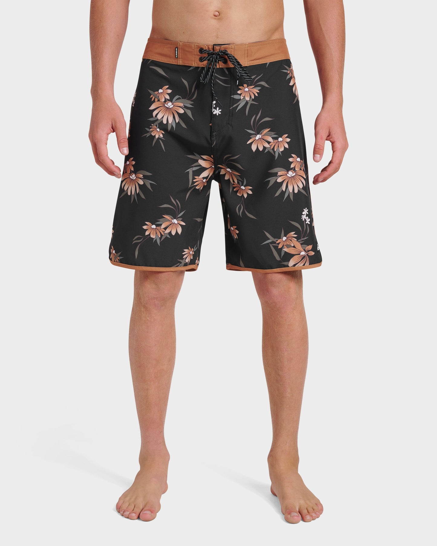 Quick Silver Surfsilk Costal Flora 19" Boardshorts - Black