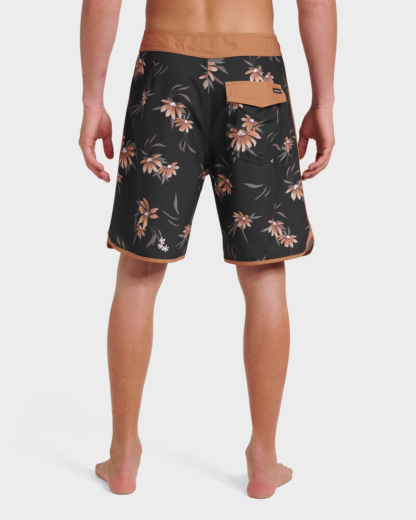 Quick Silver Surfsilk Costal Flora 19" Boardshorts - Black