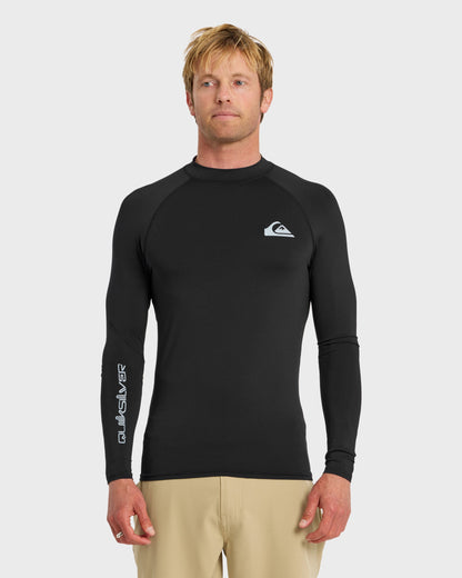 Quick Silver Everyday UPF 50 Long Sleeve Rashguard - Black