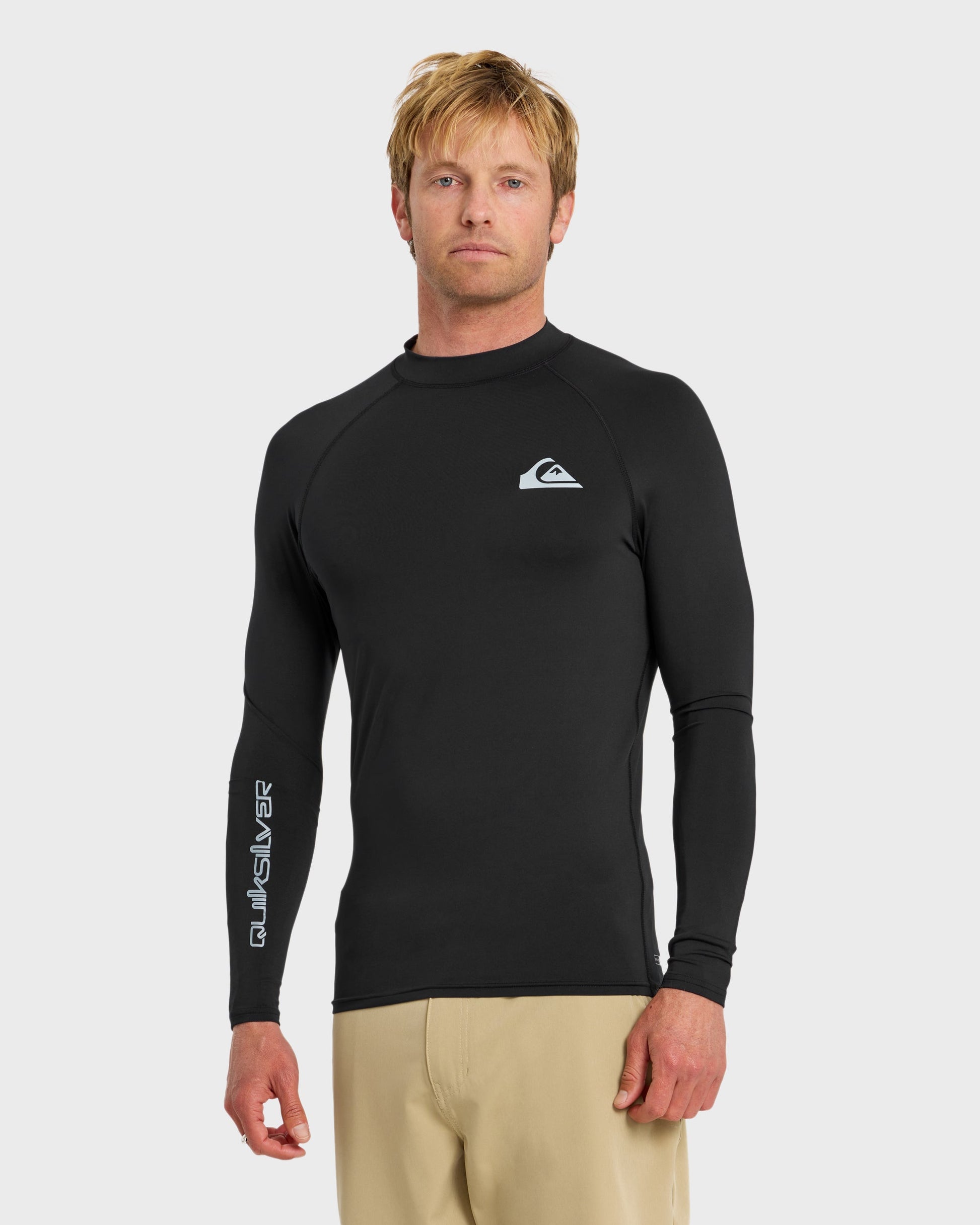 Quick Silver Everyday UPF 50 Long Sleeve Rashguard - Black