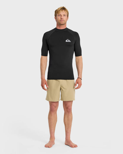 Quick Silver Everyday UPF 50 Short Sleeve Rashguard - Black