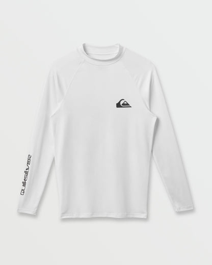 Quick Silver Everyday UPF 50 Long Sleeve Rashguard - White