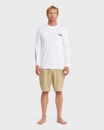 Quick Silver Everyday Long Sleeve Surf Tee - White