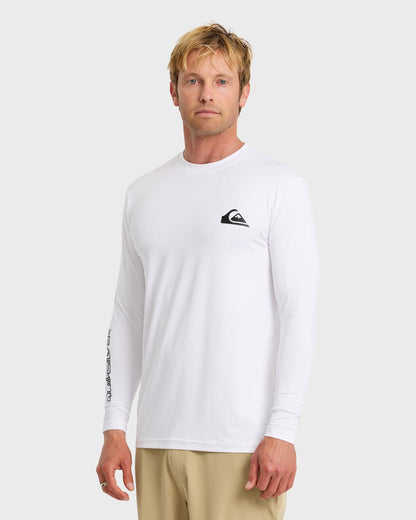 Quick Silver Everyday Long Sleeve Surf Tee - White