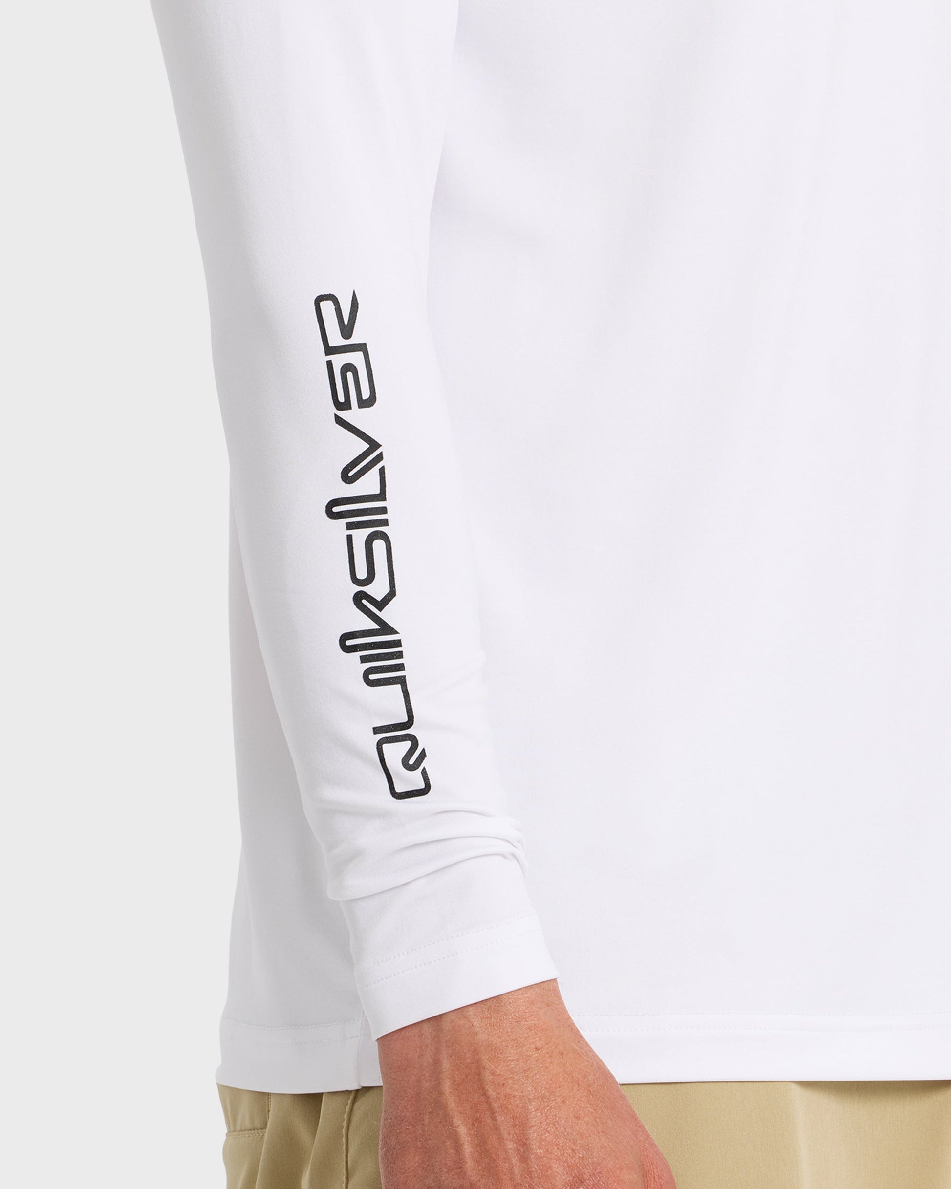 Quick Silver Everyday Long Sleeve Surf Tee - White