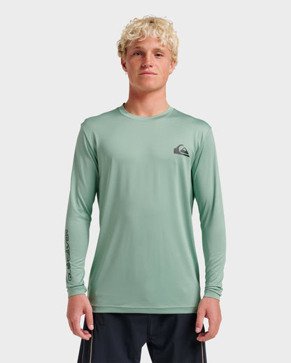 Quick Silver Everyday Long Sleeve Surf Tee - Granite Green