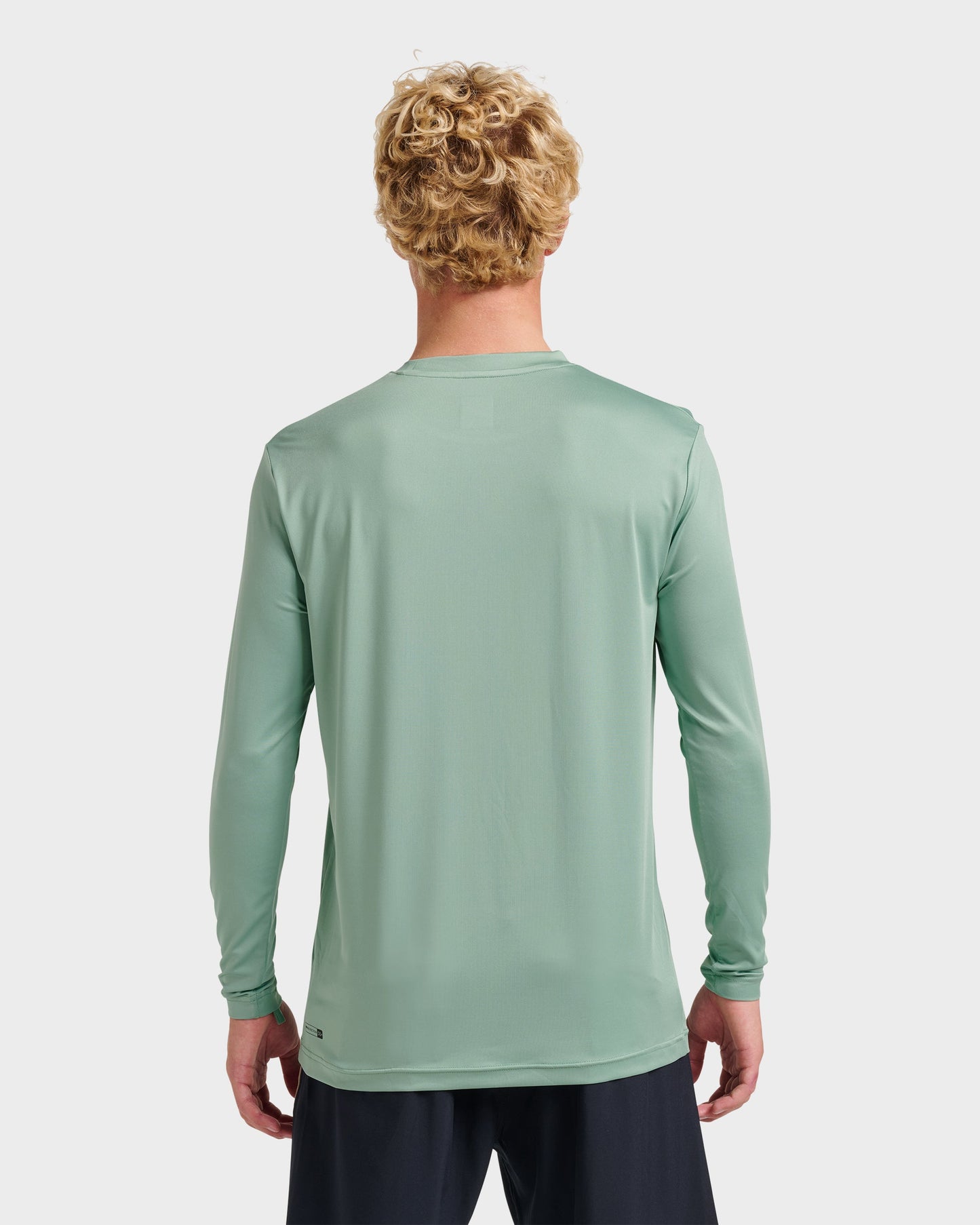 Quick Silver Everyday Long Sleeve Surf Tee - Granite Green
