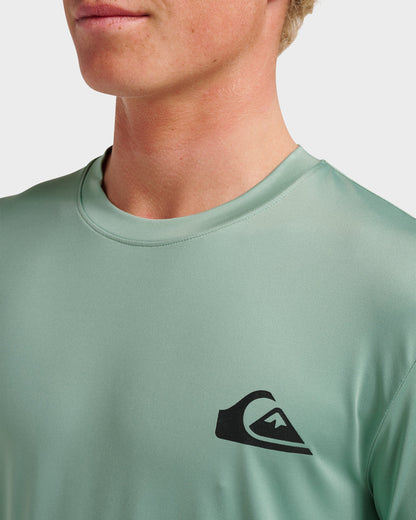 Quick Silver Everyday Long Sleeve Surf Tee - Granite Green