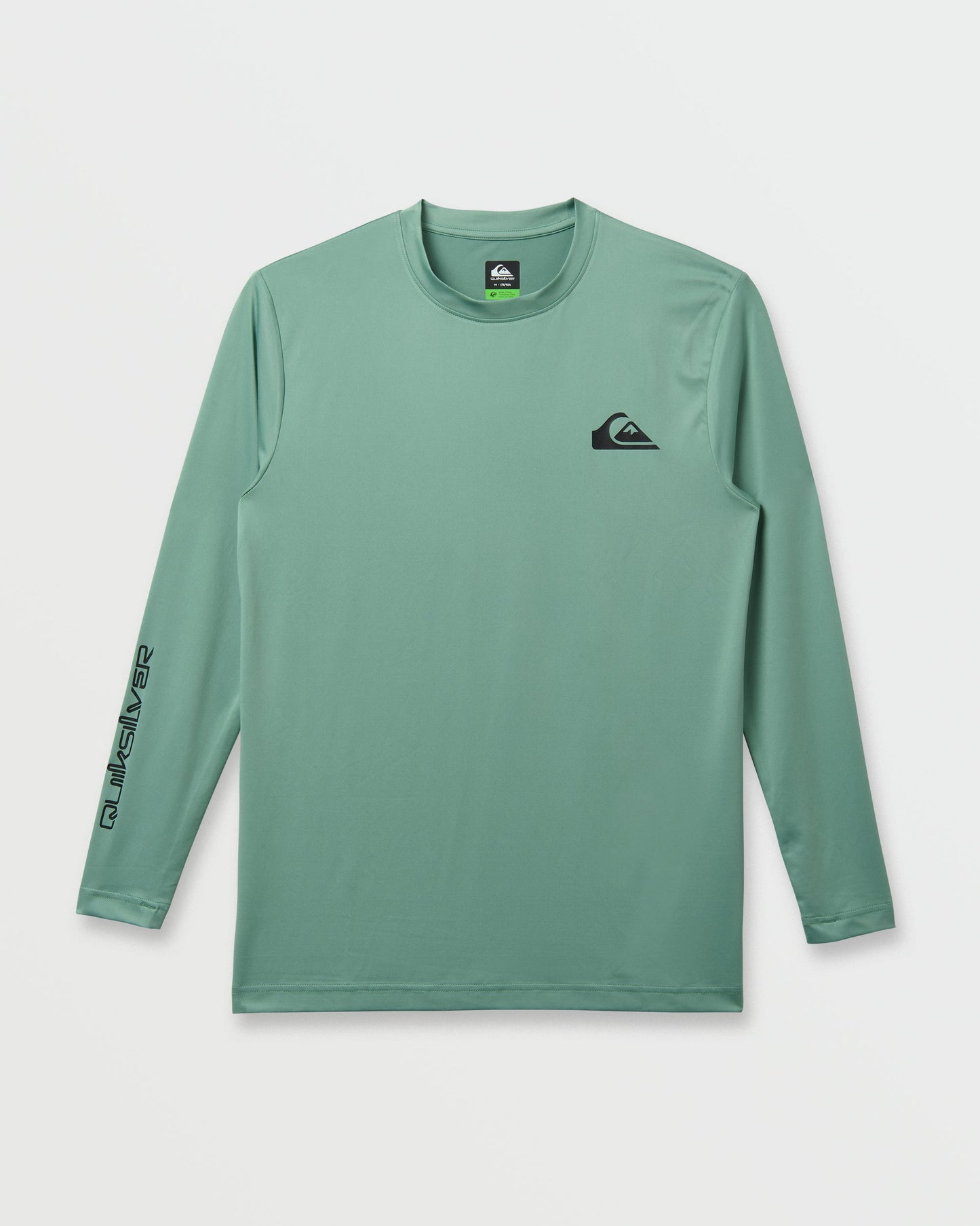 Quick Silver Everyday Long Sleeve Surf Tee - Granite Green