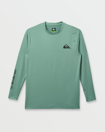Quick Silver Everyday Long Sleeve Surf Tee - Granite Green