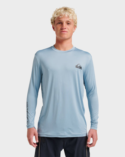 Quick Silver Everyday Long Sleeve Surf Tee - Ashley Blue