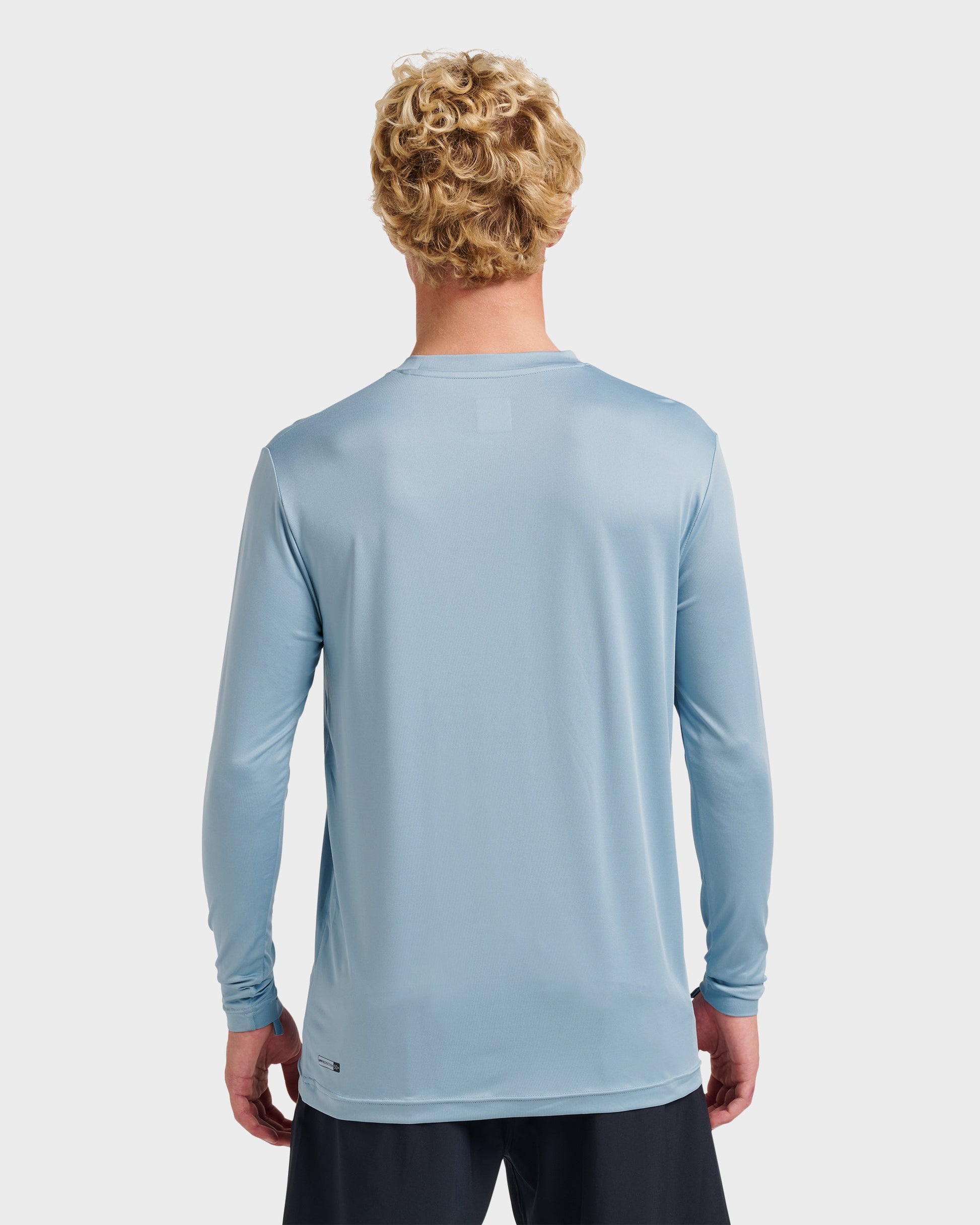 Quick Silver Everyday Long Sleeve Surf Tee - Ashley Blue