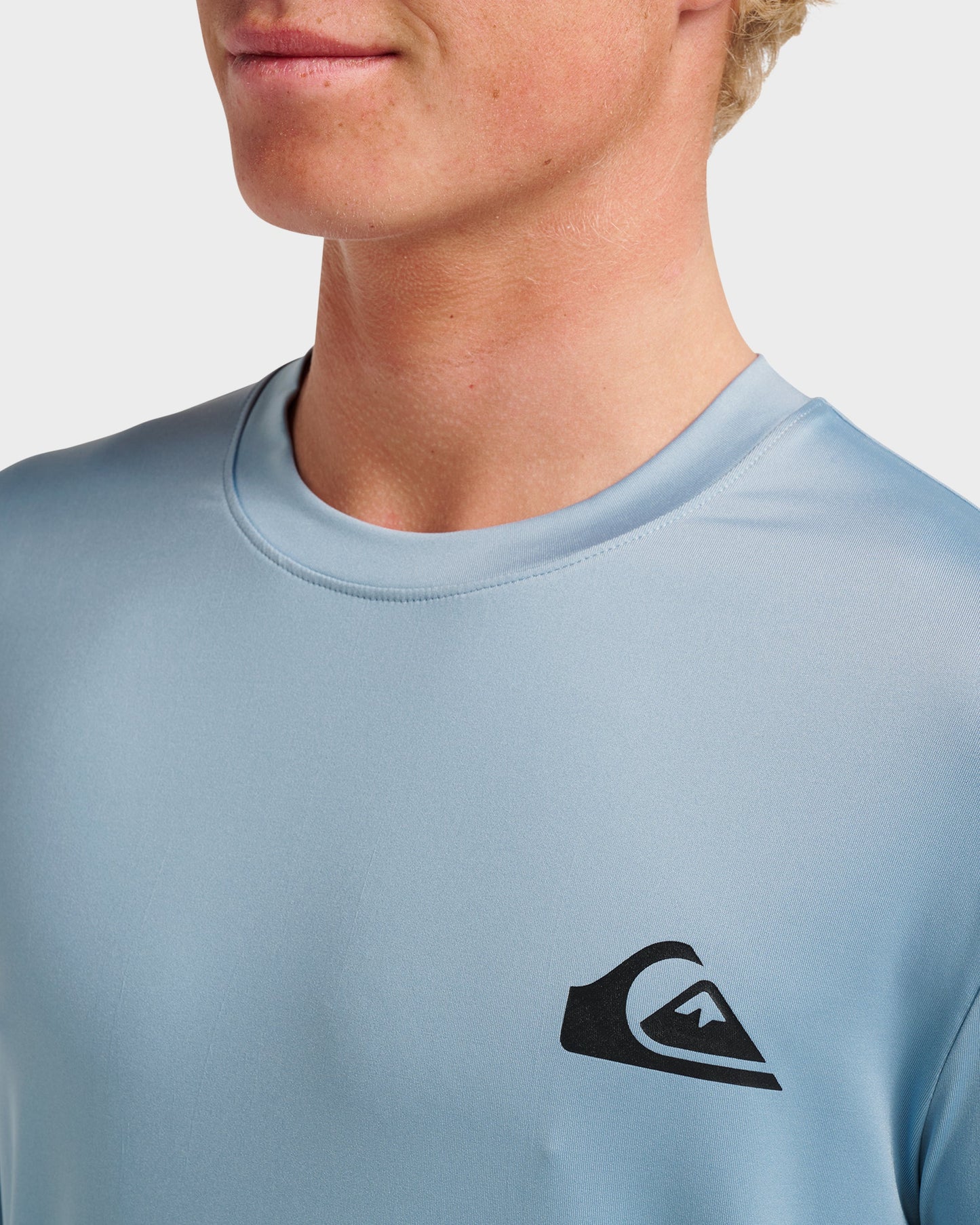 Quick Silver Everyday Long Sleeve Surf Tee - Ashley Blue