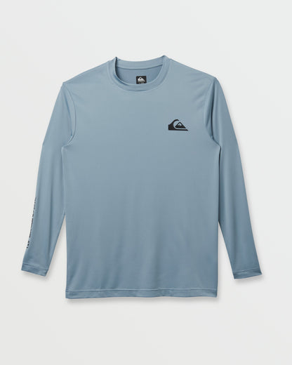 Quick Silver Everyday Long Sleeve Surf Tee - Ashley Blue