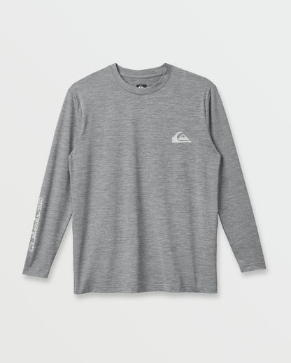 Quick Silver Everyday Long Sleeve Surf Tee - Smokedgray