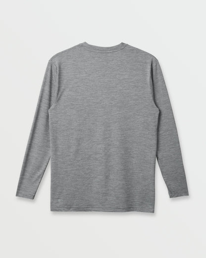 Quick Silver Everyday Long Sleeve Surf Tee - Smokedgray