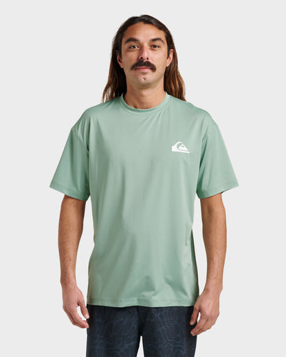 Quick Silver Everyday Short Sleeve Surf Tee - Granite Green