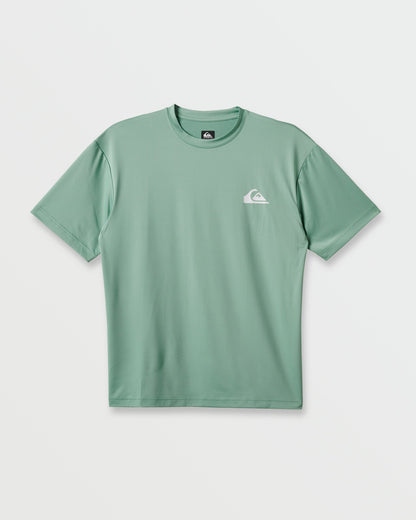 Quick Silver Everyday Short Sleeve Surf Tee - Granite Green