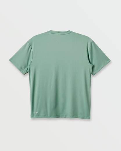 Quick Silver Everyday Short Sleeve Surf Tee - Granite Green