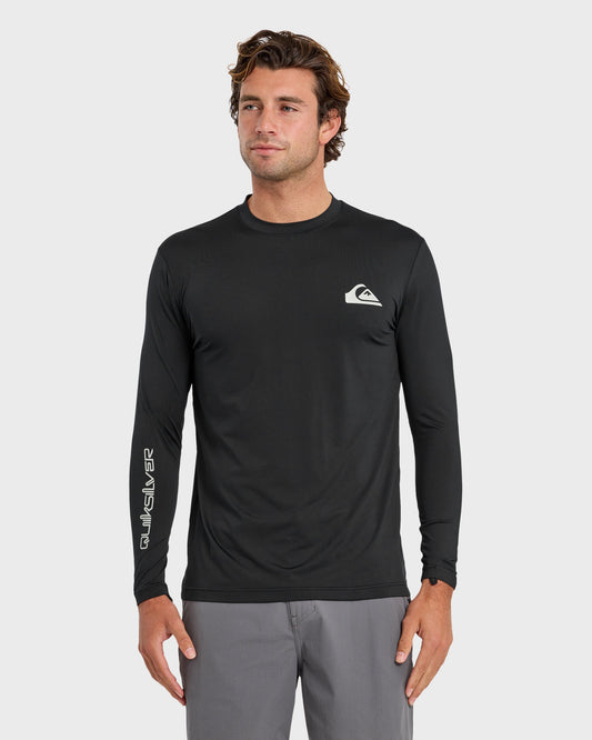 Quick Silver Everyday Long Sleeve Surf Tee - Black