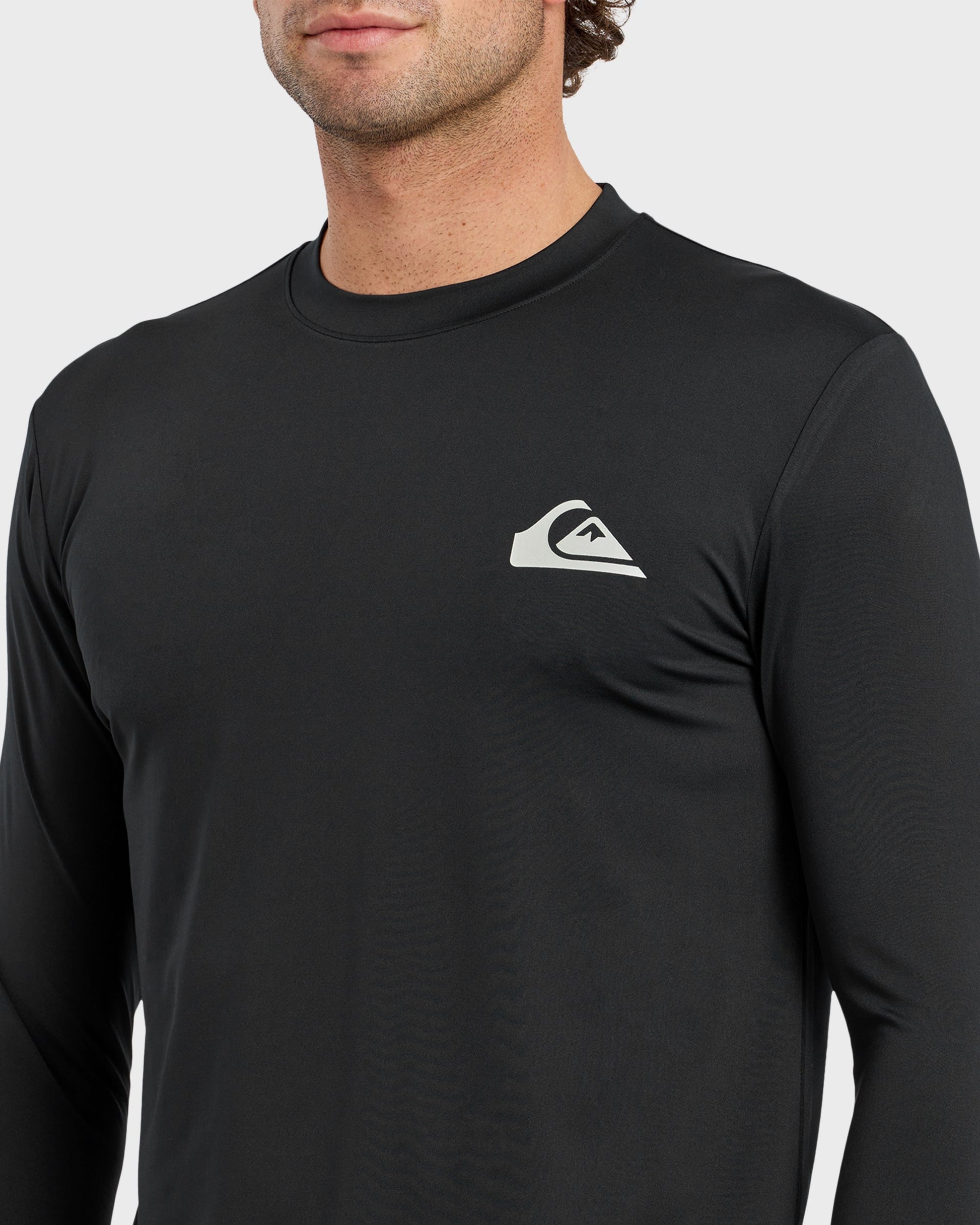 Quick Silver Everyday Long Sleeve Surf Tee - Black